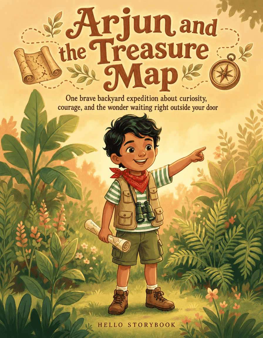 Arjun and the Treasure Map — Hello Storybook