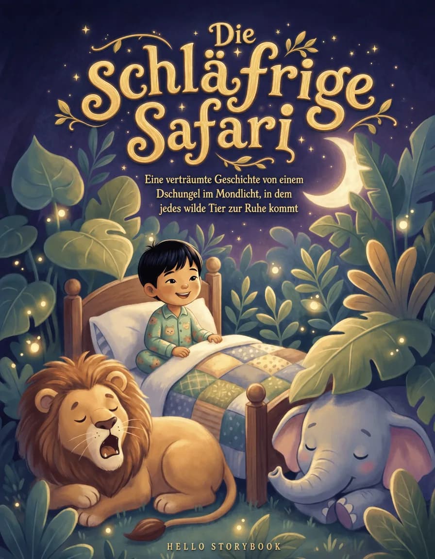 Die schläfrige Safari — Hello Storybook