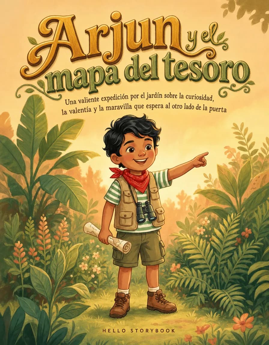 Arjun y el mapa del tesoro — Hello Storybook