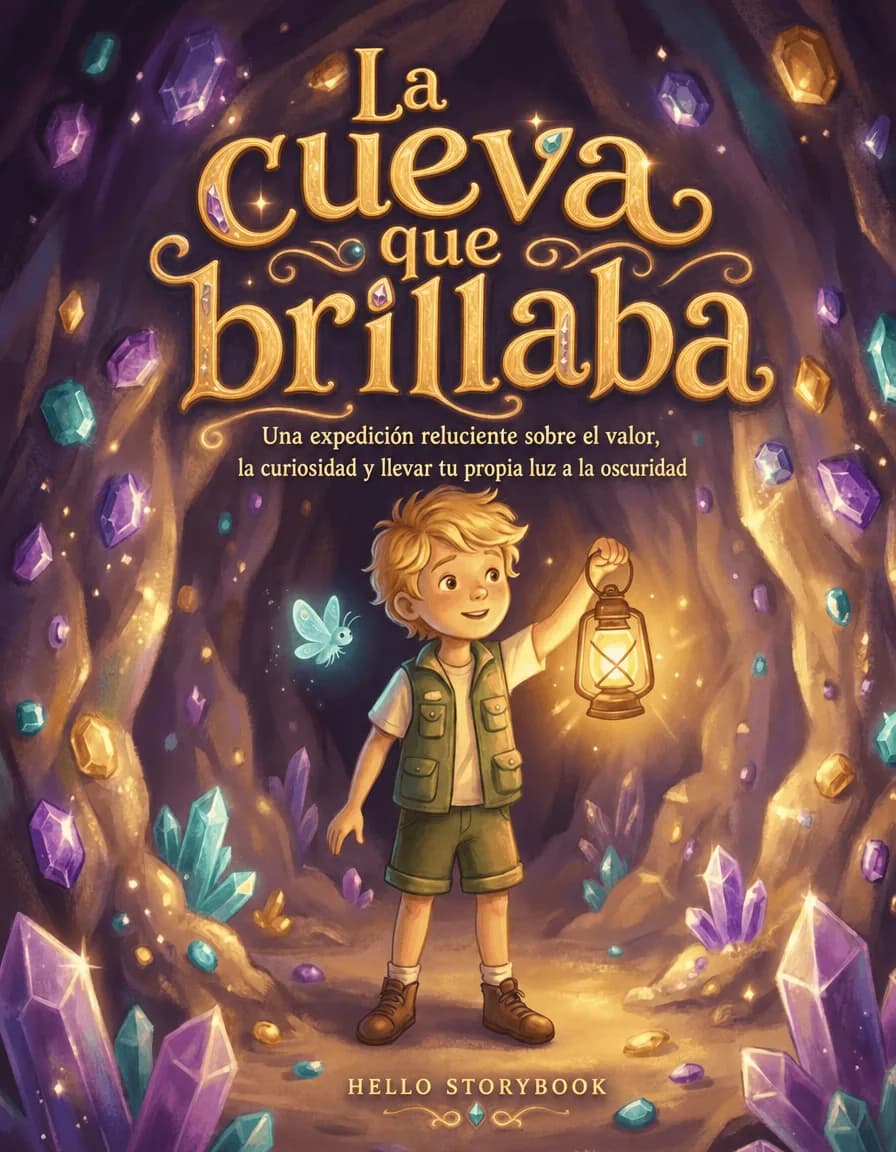 Cover of La cueva que brillaba