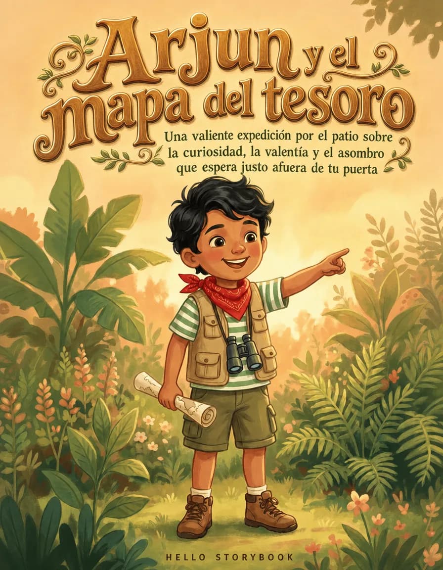 Arjun y el mapa del tesoro — Hello Storybook