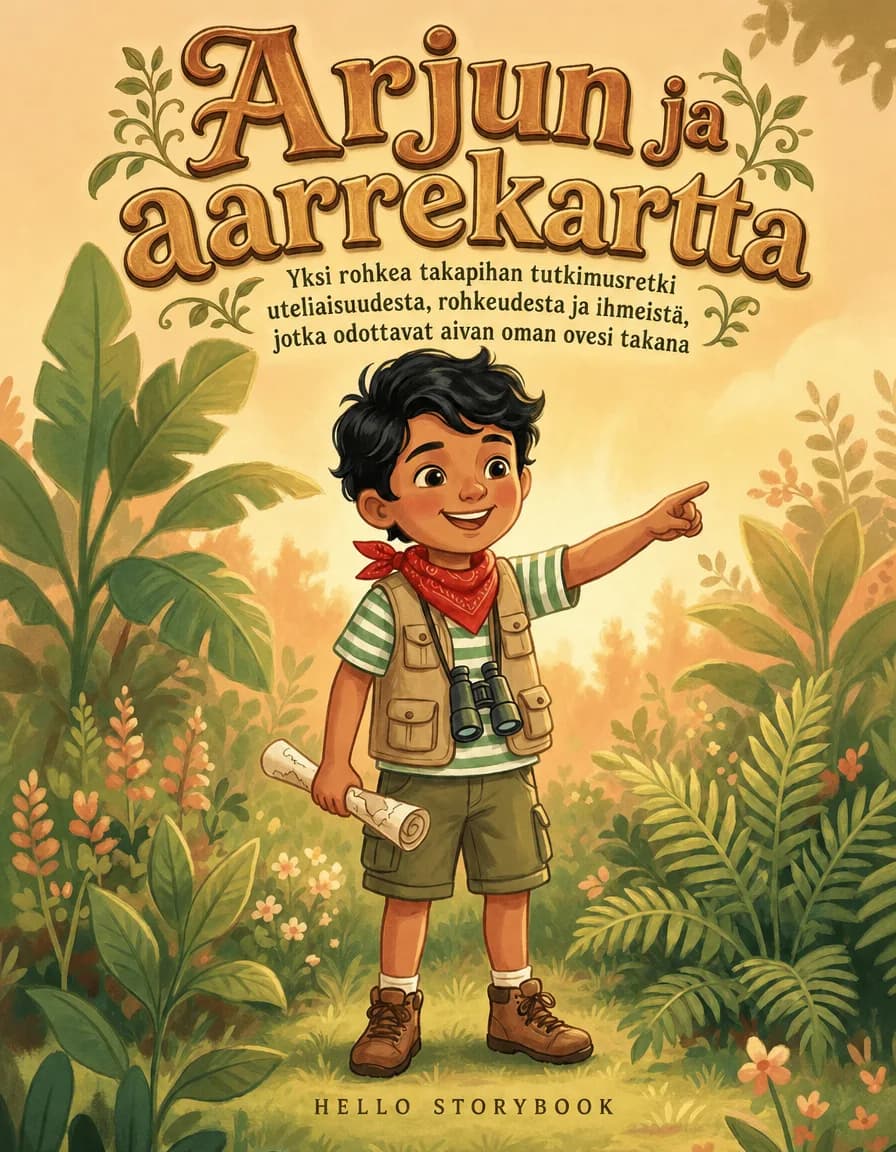 Arjun ja aarrekartta — Hello Storybook