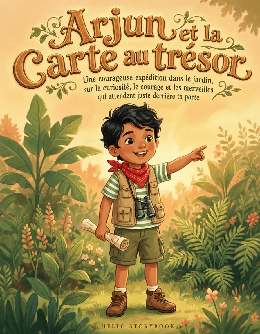 Arjun et la carte au trésor — Hello Storybook