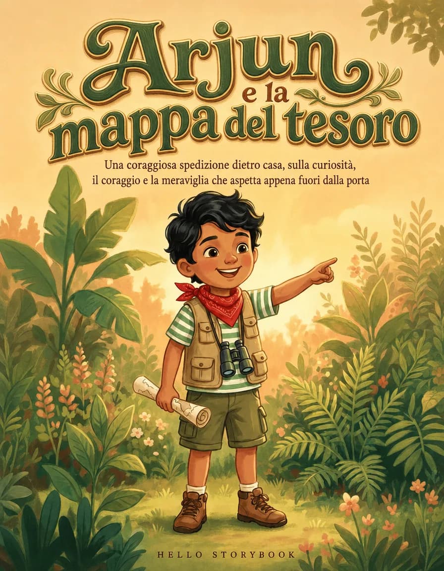 Arjun e la mappa del tesoro — Hello Storybook