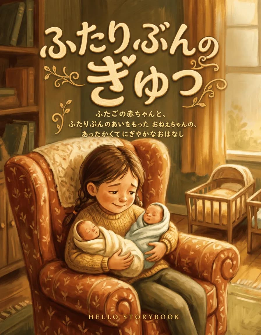 ふたりぶんの ぎゅっ — Hello Storybook