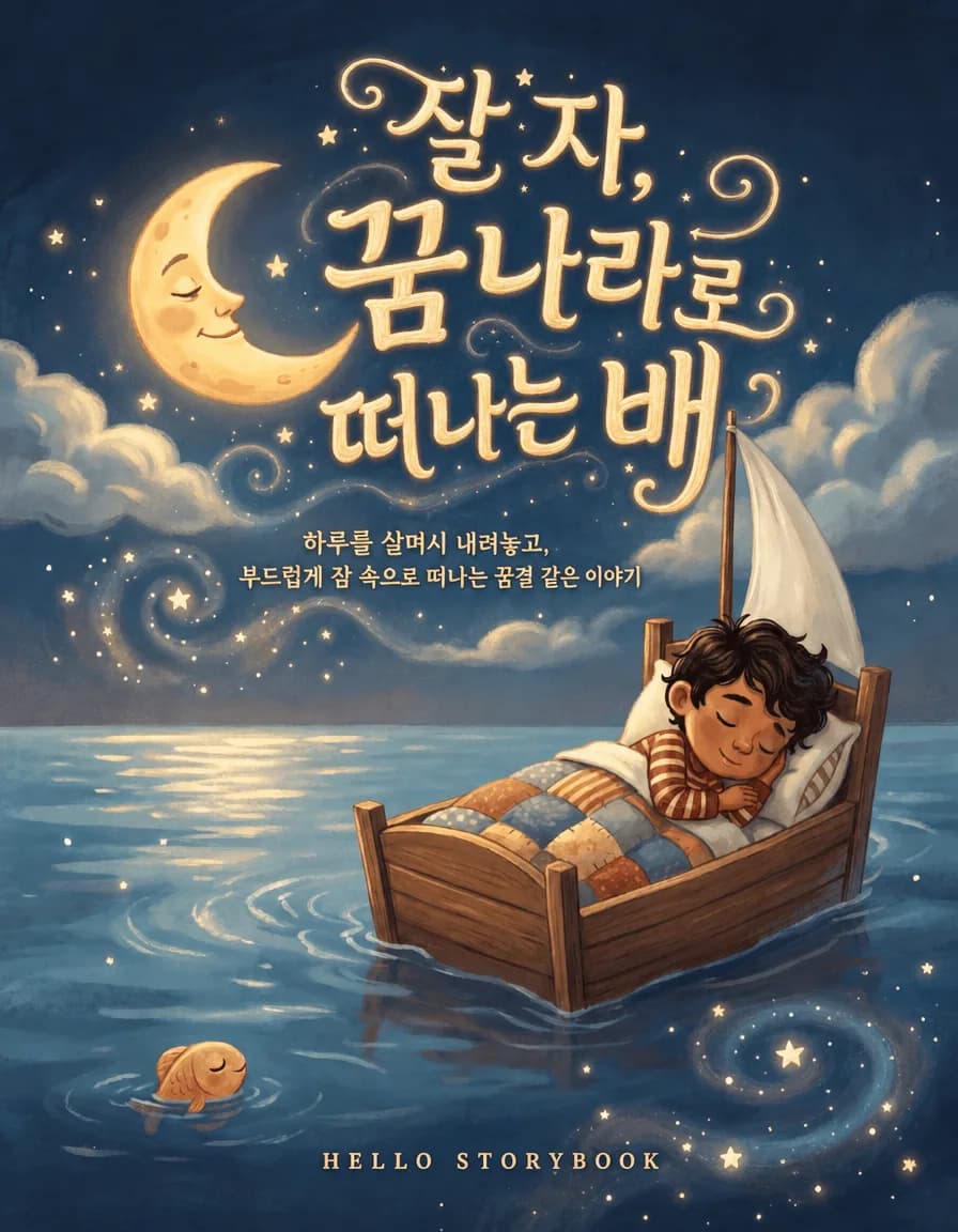 잘 자, 꿈나라로 떠나는 배 — Hello Storybook