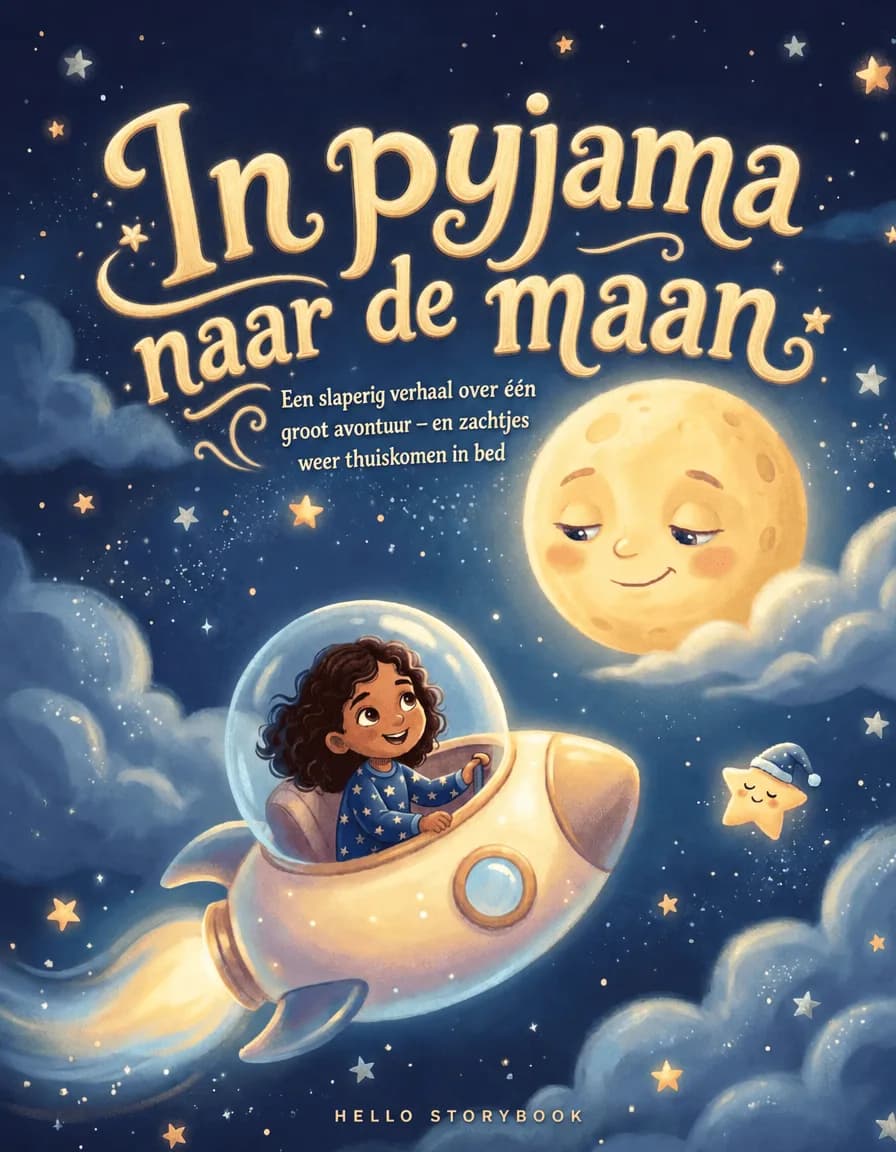 In pyjama naar de maan — Hello Storybook