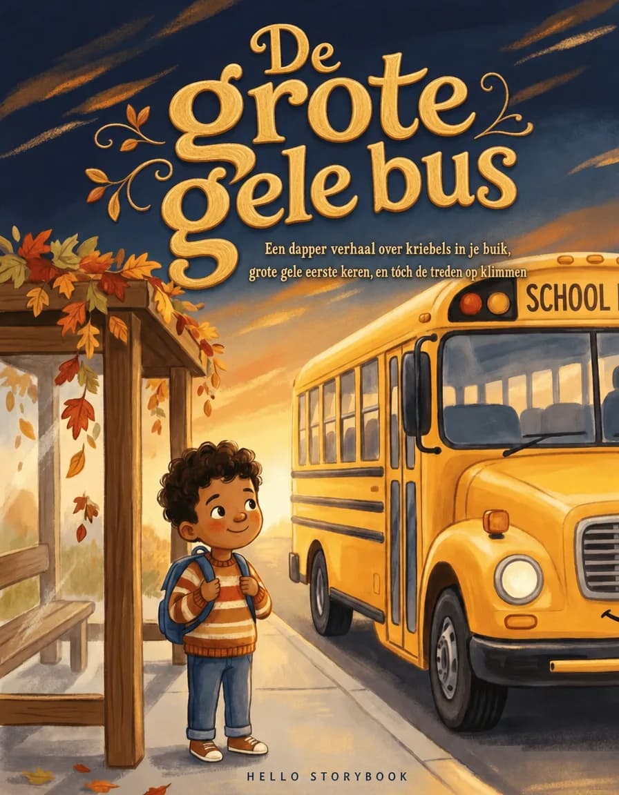 Cover of De grote gele bus