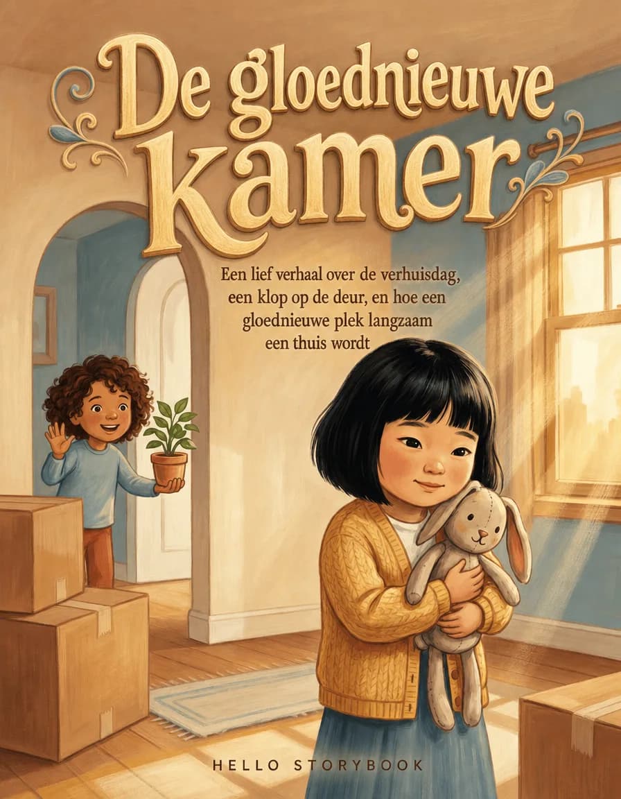 De gloednieuwe kamer — Hello Storybook