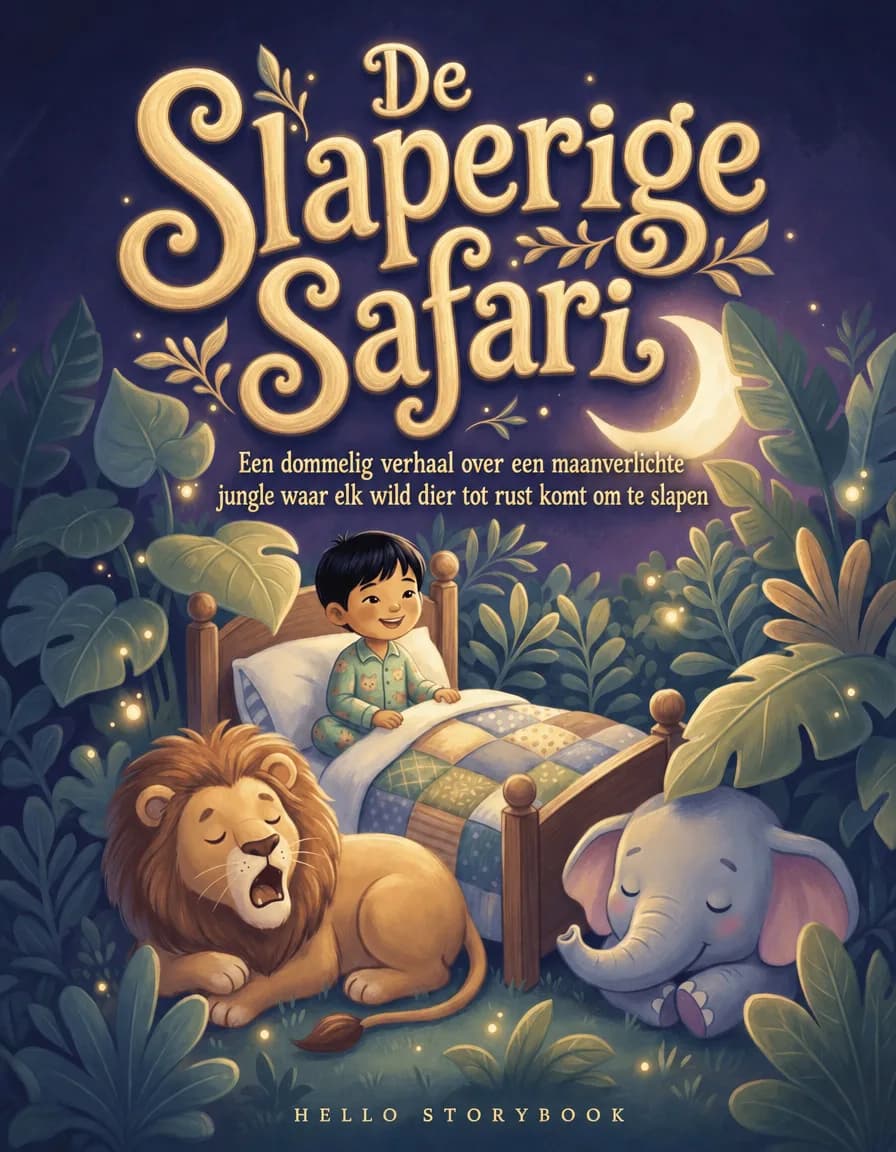 De Slaperige Safari — Hello Storybook