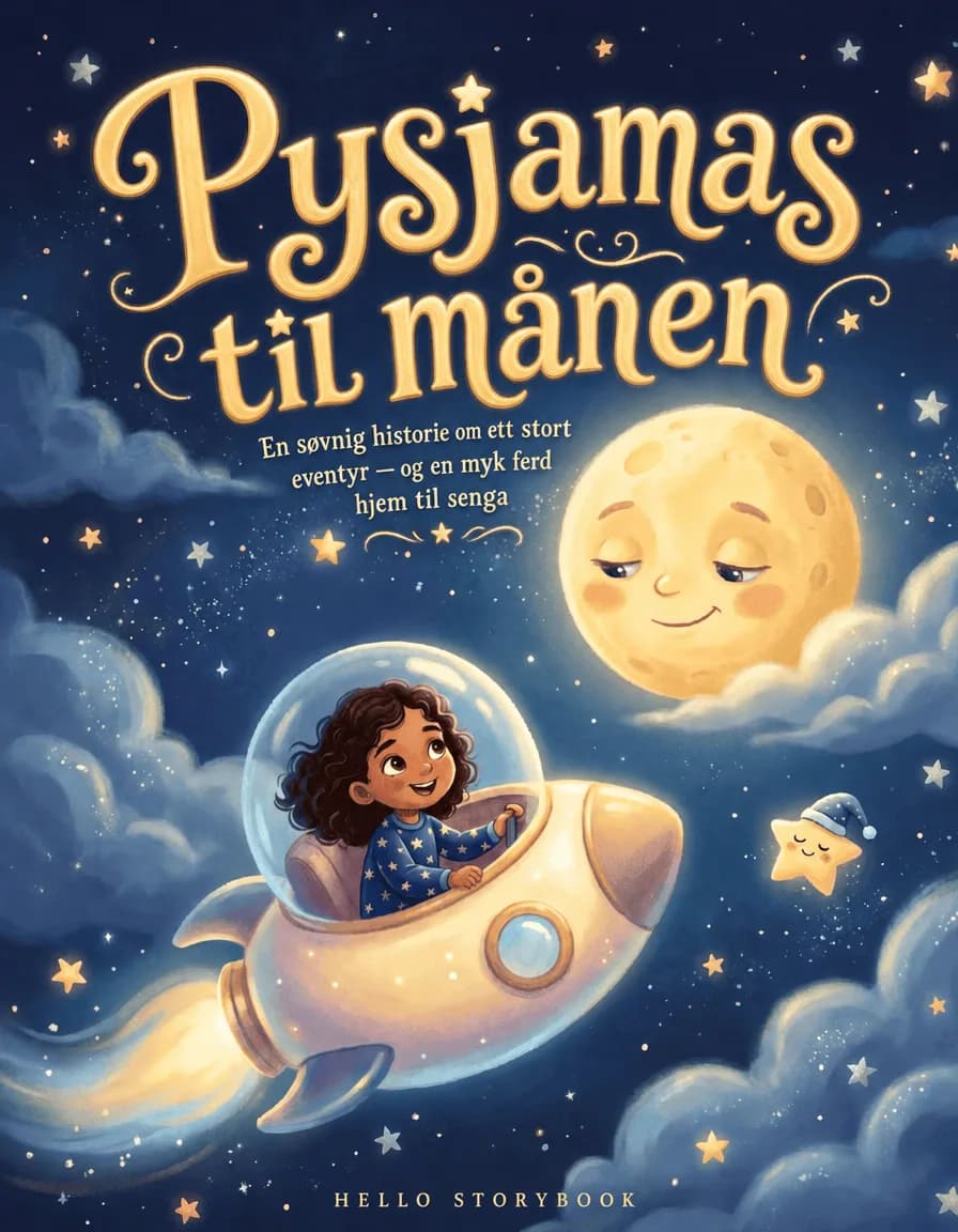 Pysjamas til månen — Hello Storybook