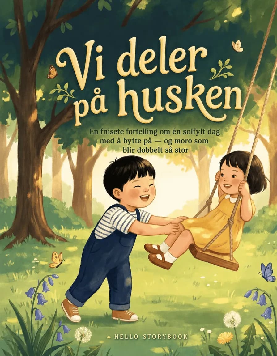 Vi deler på husken — Hello Storybook