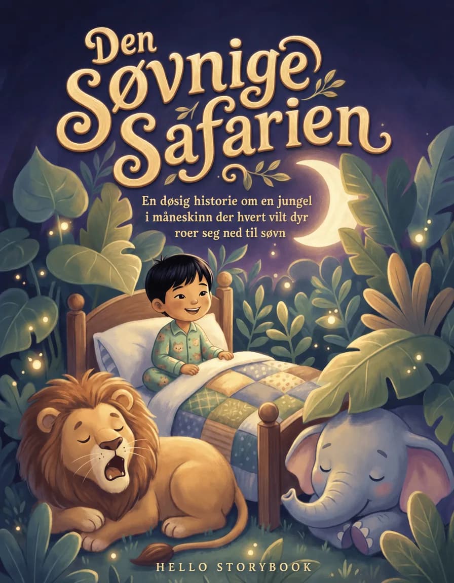 Den søvnige safarien — Hello Storybook