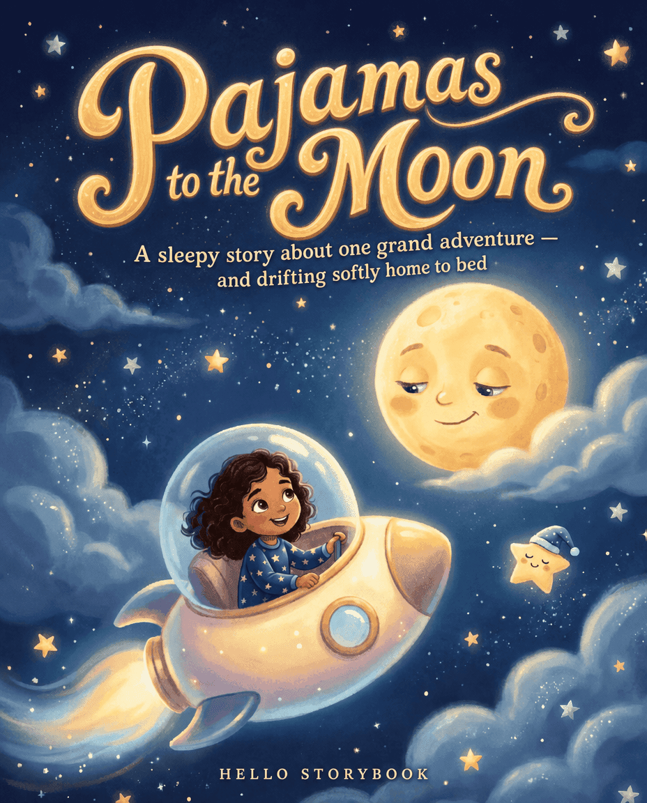 Pajamas to the Moon — Hello Storybook