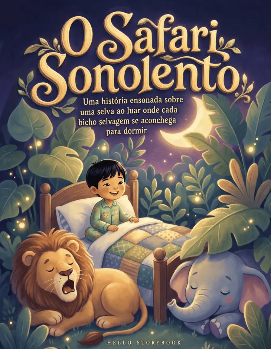 O Safari Sonolento — Hello Storybook