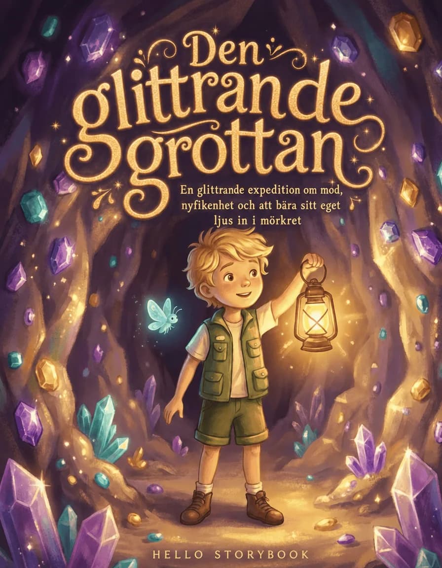 Den glittrande grottan — Hello Storybook