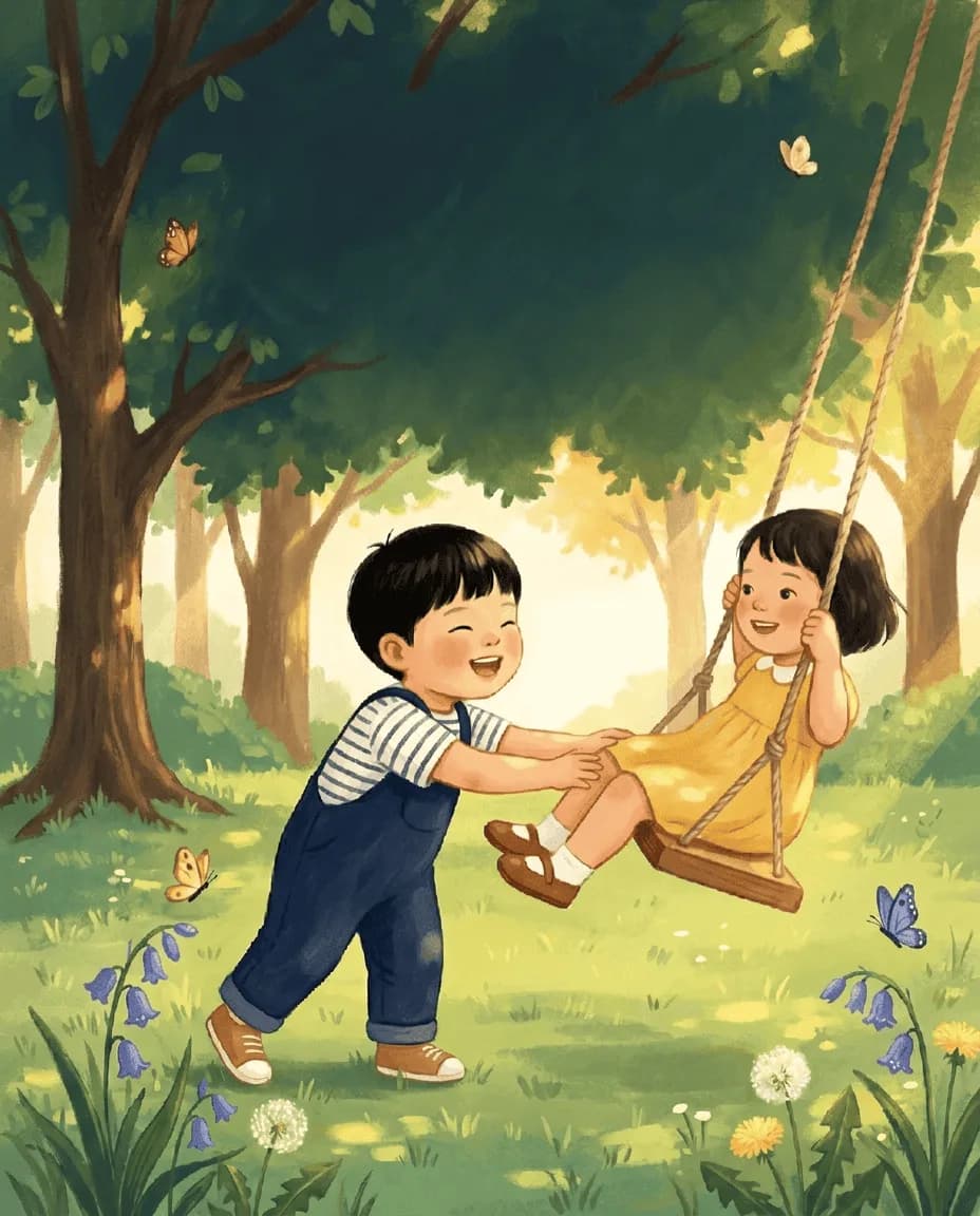 نتشارك الأرجوحة — Hello Storybook