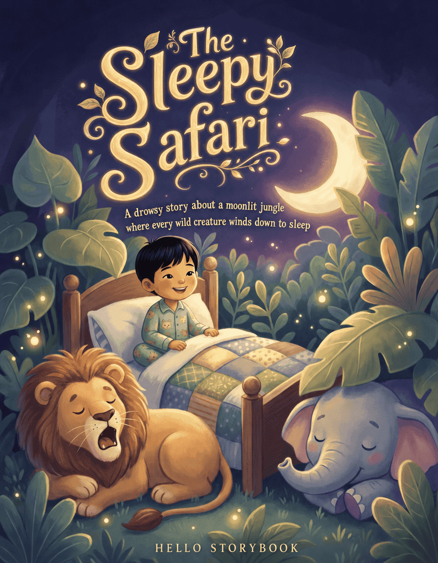 The Sleepy Safari — Hello Storybook