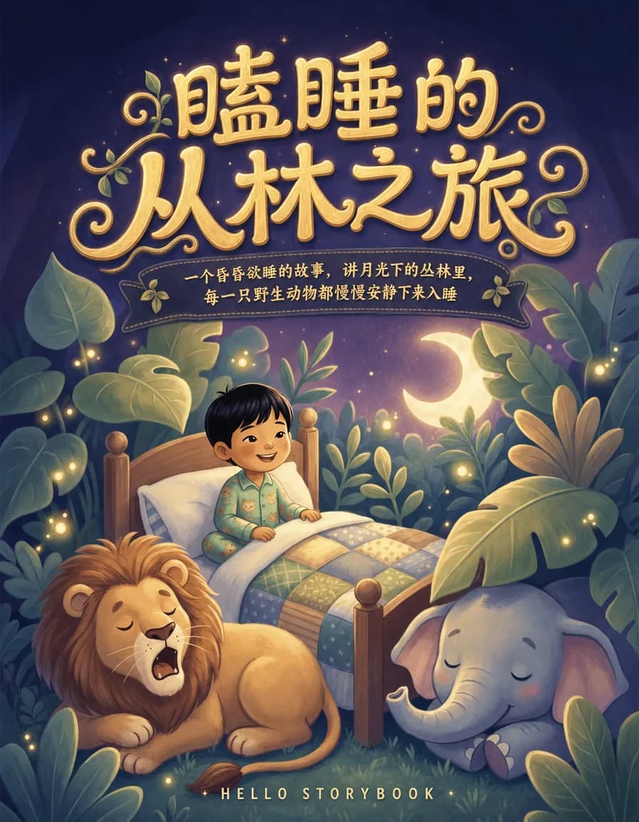 瞌睡的丛林之旅 — Hello Storybook