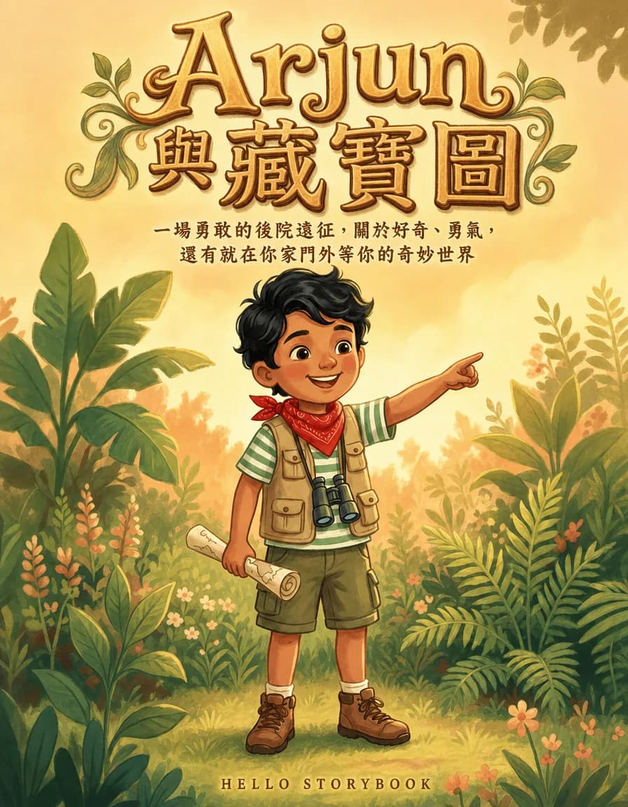 Arjun 與藏寶圖 — Hello Storybook