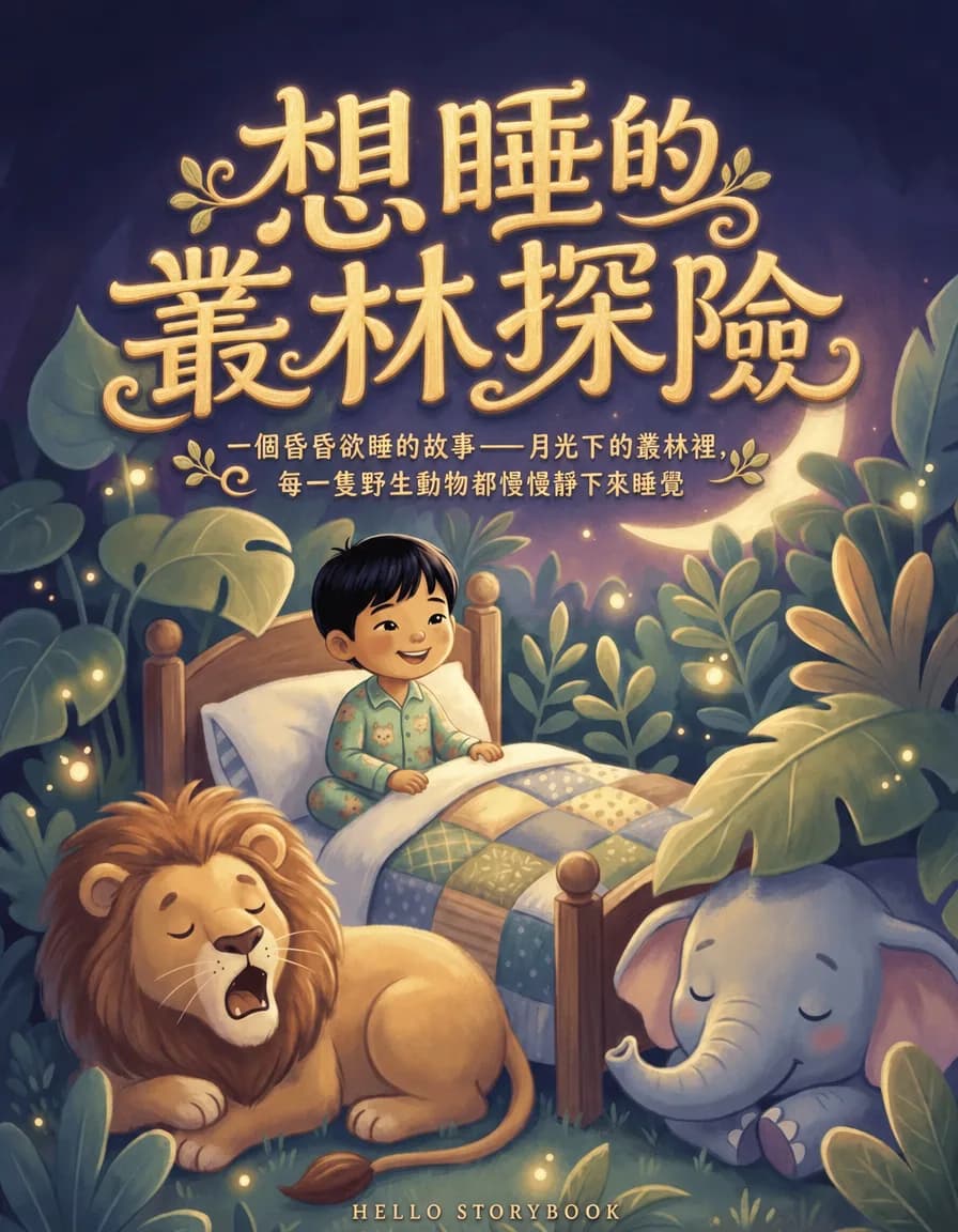 想睡的叢林探險 — Hello Storybook