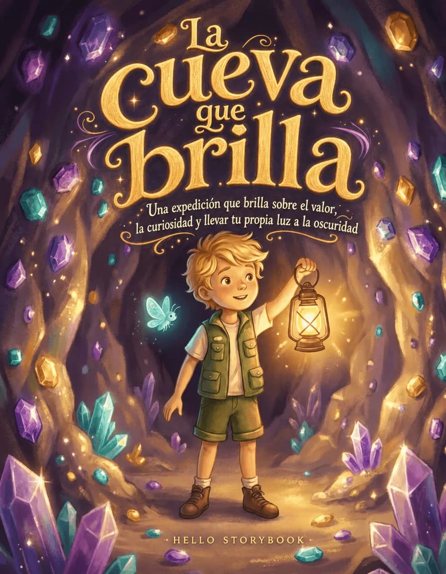 Cover of La cueva que brilla