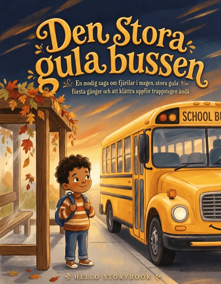 Cover of Den stora gula bussen