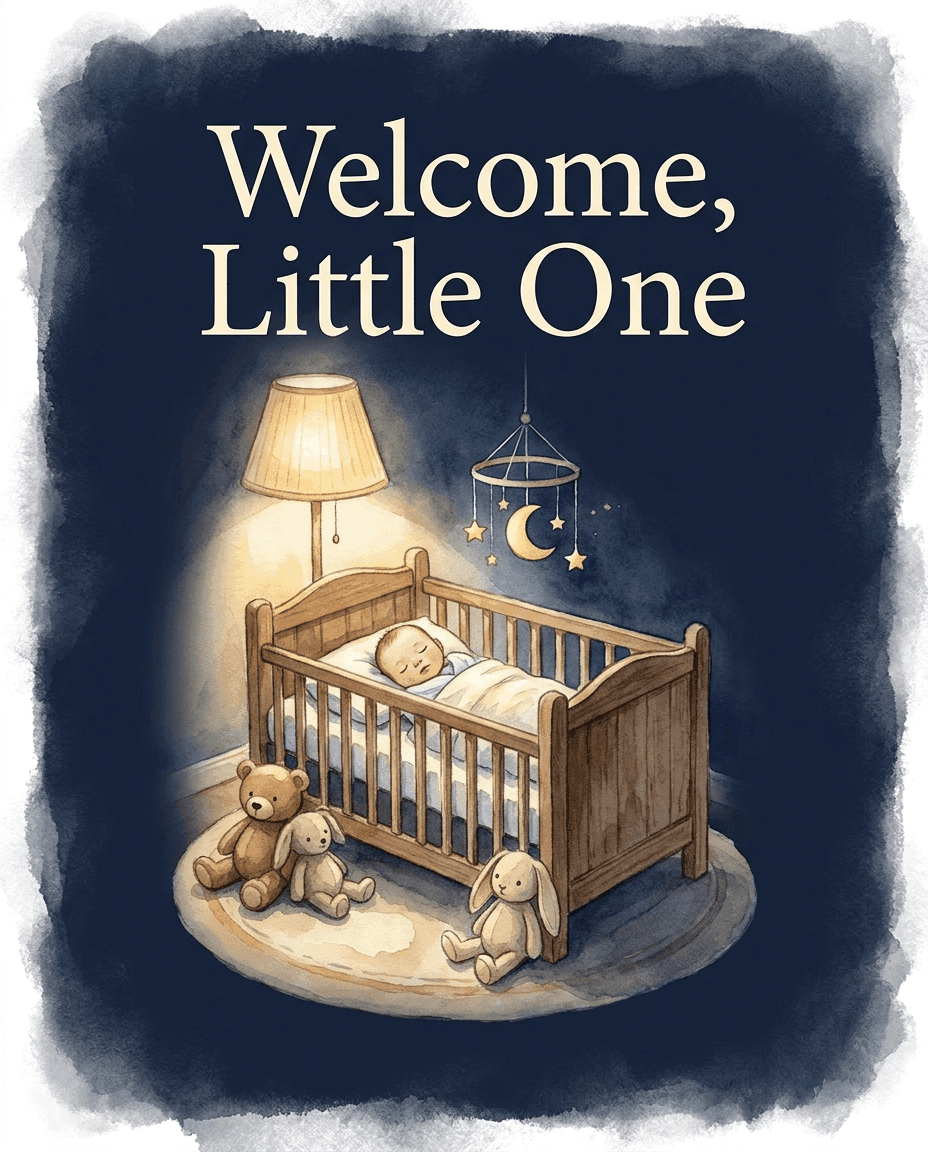 ذكرى المولود الجديد — a personalized Hello Storybook